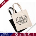 Bio-Degradable Lady Handbags Large Canvas Shoulder Bag Beach Tote Shopping Bag Advertising Canvas Cotton Bag